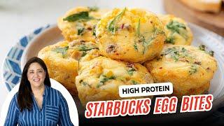 Copycats Starbucks Egg bites Recipe |  Healthy, High Protein Egg Breakfast| Egg Bites