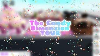 The CANDY DIMENSION TOUR (Roblox Bloxburg)