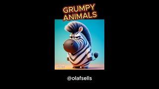 Grumpy Animals AI Short Film by @olafsells