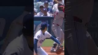 Shohei Ohtani's first strikeout on the mound as a Los Angeles Dodger!