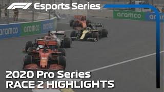 2020 F1 Esports Pro Series Presented by Aramco: Race 2 Highlights