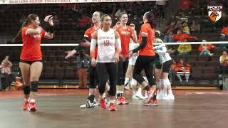 BGSU Volleyball vs Ohio Highlights | 11/15/24