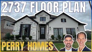 Perry Homes | 2737 Floor Plan | 2700 SqFt | 4 Bed 3.5 Bath (Full Walk-Through)