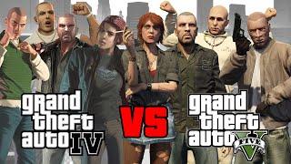 Characters from GTA 4 who returned in GTA 5! (2008 vs 2013)