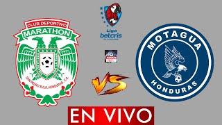  MARATHON VS MOTAGUA EN VIVO  LIGA BETCRIS HONDURAS APERTURA 2023