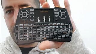 VIBOTON BACKLIT i8-PLUS MINI WIRELESS KEYBOARD | UNBOXING | REVIEW & TEST