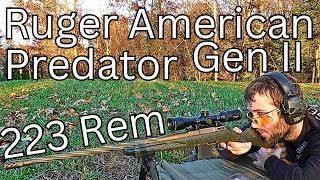 Ruger American Predator Gen II 223 Remington 53g Hornady V-Max Accuracy Testing & Why I'm Selling It