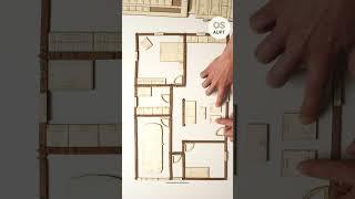 Plan maison 90m2 plain-pied avec deux chambres