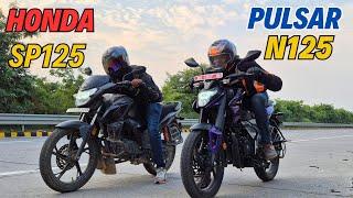 New Pulsar N125 vs Honda SP125 Drag Race | First On YouTube |