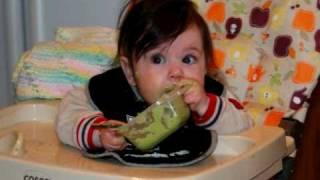 1-1-11:  Danica's First Solid Food