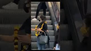 Varmala Prank On Cute Girls Escalator | Epic Reaction | #shorts