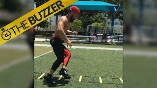 This guy has some insane footwork | @TheBuzzer | FOX SPORTS