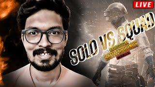 Solo vs Squad Live & Randoms Fun in PUBG Mobile