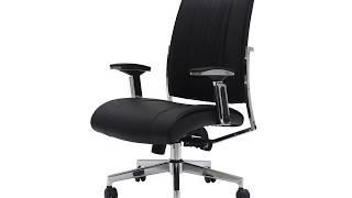 black modern executive comfortable desk leather chair