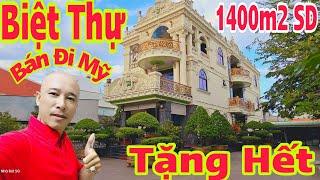 BĐS Lao dốc có nơi giảm 50% ĐẠI GIA Bán Biệt Thự 1000m2 Giảm 10 Tỉ Bán Gấp Đi Mỹ | Nhà Đất SG