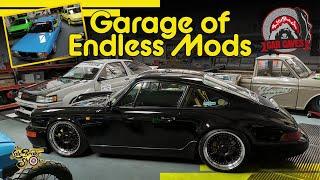 Modified Mecca Car Cave Garage Tour // Hardcore custom VWs