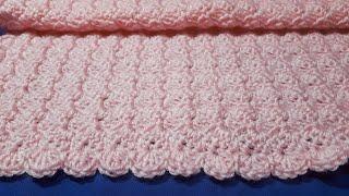 CROCHET BABY BLANKET FOR BEGINNERS