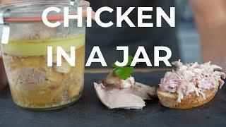 Chicken in a jar - simple and delicious