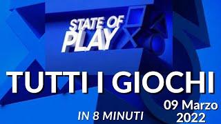 (2022) STATE OF PLAY RIASSUNTO: TUTTI I GIOCHI IN 8 MINUTI scarsi