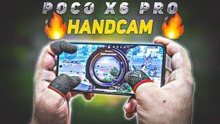 POCO X6 PRO  90 FPS TEST  WITH FPS METER & HANDCAM BGMI / PUBG #pocox6pro #poco