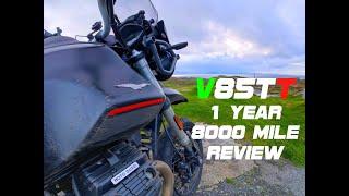 MOTO GUZZI V85TT 8000 mile REVIEW - Is it reliable - Is it worth Considering?