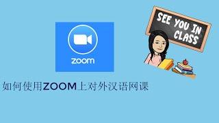 我怎样使用ZOOM做对外汉语在线教学