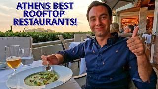 Where to Eat with a View in Athens, Greece! Athens Best Rooftop Restaurants, Bars & Patios!