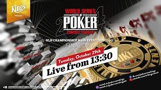 Final Table of €1.100 WSOP Circuit NLH Main Event live from King's Resort 