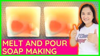 MELT & POUR SOAP MAKING USING HEART EMBEDS | D' Clumsy Soaper