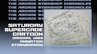 Saturday Supercade (1983) Original Storyboards for Opening Credits Ruby-Spears Animation