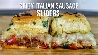 You Won't Believe the Flavor of These Italian Sausage Sliders!