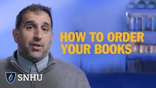 Do I need to order books for online college at SNHU?