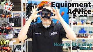 How to make sure a dive mask fits you properly