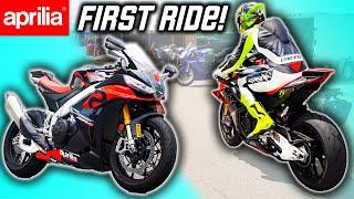 *INSANE* 2021 Aprilia RSV4  Factory First Ride!!