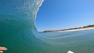 SURFING PERFECT TUBES ON THE EAST COAST OF AUS! (RAW POV)