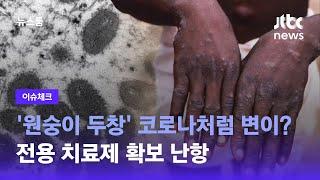 [이슈체크] 원숭이두창, 코로나처럼 변이? 백신·치료제는? / JTBC 뉴스룸