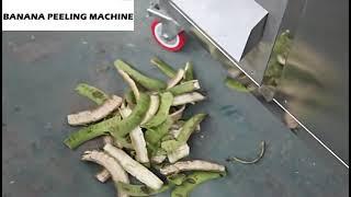 Green Banana Peeling Machine Review: Efficient and Easy Peeling! #bananapeel