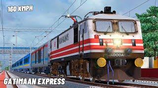 Gatimaan Express Journey In Indian Railways || Train Simulator Classic || Overtakes and Crossings