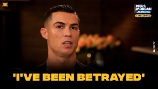 Cristiano Ronaldo says he's been 'betrayed' by Man United in Piers Morgan interview