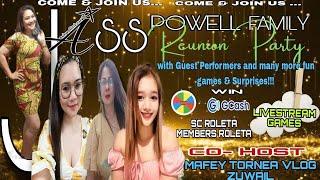 JASS POWELL FAMILY REUNION PARTY | MEMBERS DAY ROLETA | MORE PRIZES TO WIN UNLI GAMES WIN UNLI GCASH