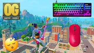 SteelSeries Apex Pro TKL ASMR  Fortnite OG Solo Gameplay  Satisfying Keyboard Fortnite 240 FPS 4K