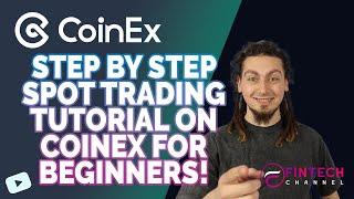 COINEX Spot trading tutorial on CoinEx for beginners! Refferal Code Here! #CoinEx | Fintech