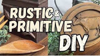 Rustic and Primitive thrift flips | DIY IOD moulds and Resin