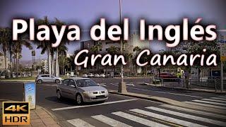 Streets of Playa del Inglés / Gran Canaria, Spain / 4K HDR