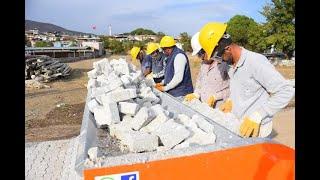 Çok Daha Hızlı-Much faster                  BIGWOLF Parke Taşı Döşeme - Stone Paving Machine