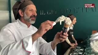 Así se hacen los helados italianos de la Gelatería Mito en Sevilla