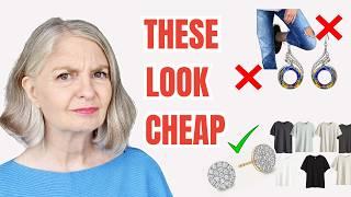 Over 60? These Are The Mistakes That Make You Look Cheap