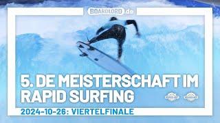 5. Deutsche Meisterschaft im Rapid Surfing (stehende Welle), RheinRiff Düsseldorf, Viertelfinale