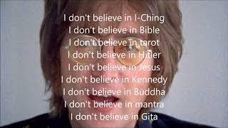 God with lyrics(John Lennon)