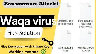 Waqa Virus Solution | [.waqa] files Decrypt & Removal Guide | Waqa files Recovery [SOLVED]